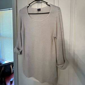 Sparkle & Fade Super cute cream sweater